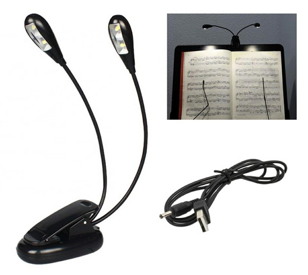 Двойной LED фонарь с зажимом | Double Light With Clip (0)