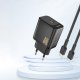 Сетевое зарядное устройство Dudao A27P 30W PD GaN USB‑C – чёрный