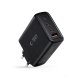 Сетевое зарядное устройство Tech-Protect NC120W-GAN 4-портовое 120Вт – черное