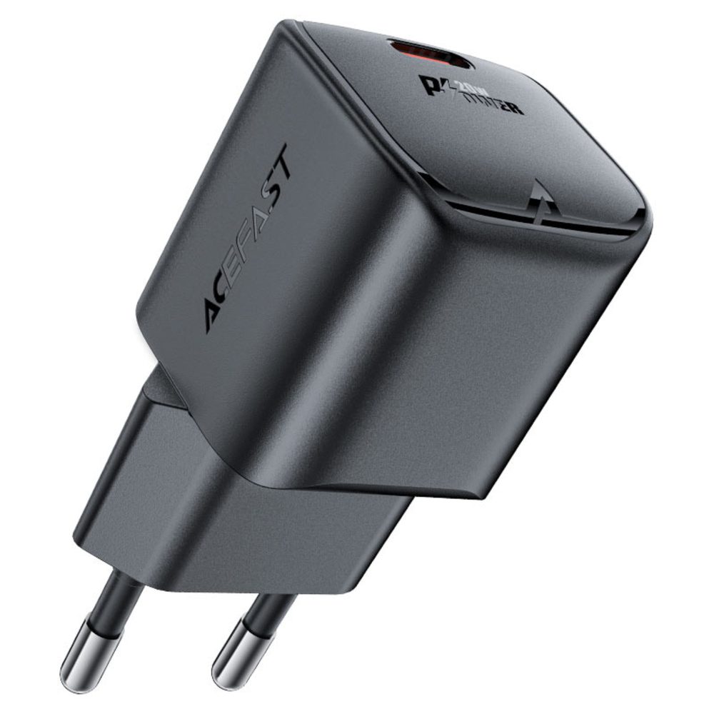Acefast A73 Mini PD 20W GaN USB-C сетевое зарядное устройство – чёрное (3)