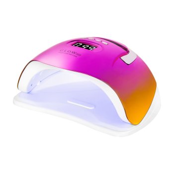 UV/LED лампа для маникюра и педикюра Glow F2 RC 220 W, Розово–золотистая (57...