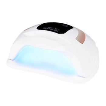 UV/LED лампа для маникюра и педикюра Glow S1 168 W, Золотистая (36 LED, Dual LED,...