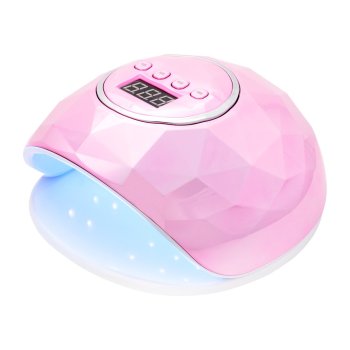 UV/LED лампа для маникюра и педикюра SHINY 86 W, розовая жемчужина (39 LED,...