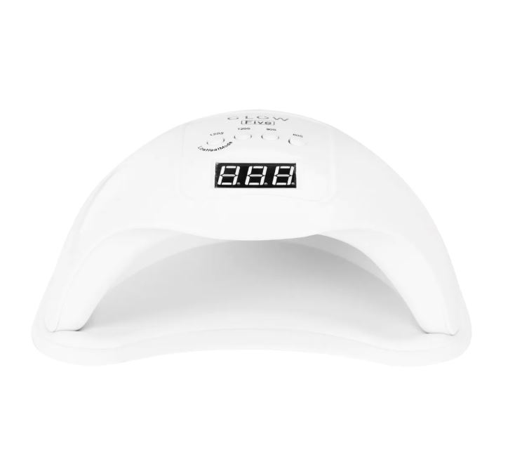 UV/LED лампа для маникюра и педикюра Glow 5 48 W, Белая (24 LED, Dual LED, Low Heat Mode) (5)