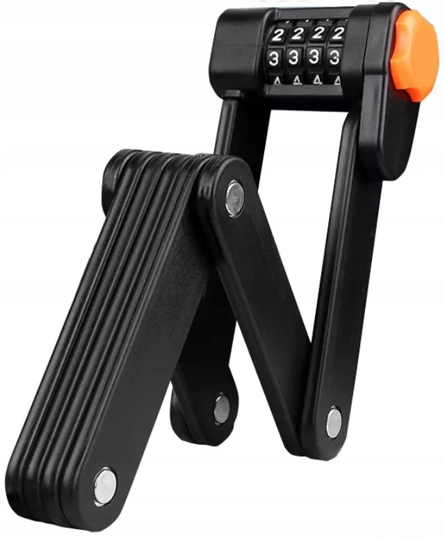 Складной велосипедный кодовый замок | Folding Bicycle Combination Lock (1)