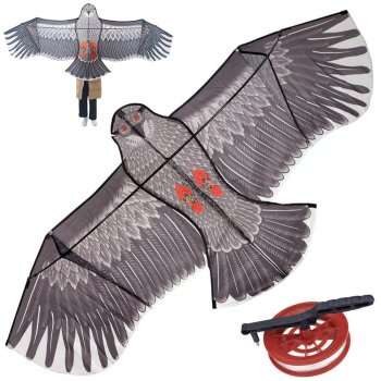 Воздушный змей, детский летающий кайт-орёл, 200cм | Flying Kite Eagle