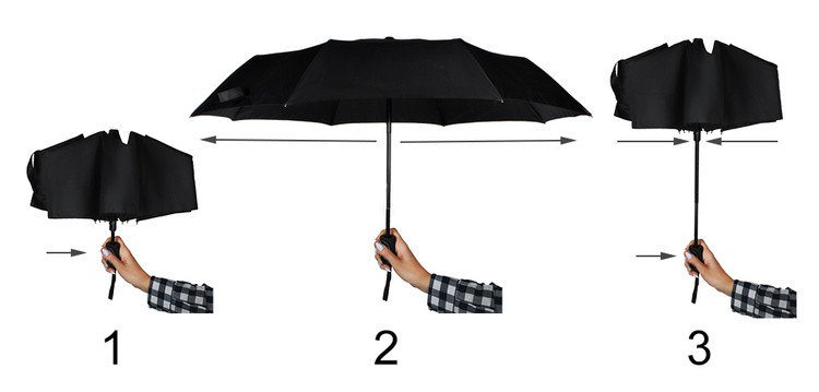 Автоматический Складной Зонт, 108 см | Automatic Folding Umbrella (2)