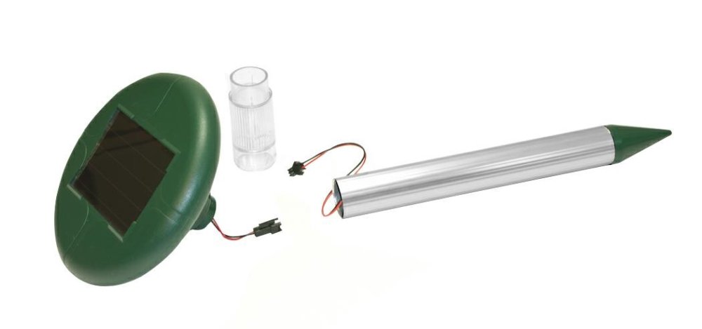 Солнечный отпугиватель кротов с LED подсветкой, 2 шт. в комплекте (1)
