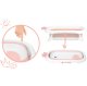 Salokāma bērnu vanniņa ar spilvenu RK-280, Balta / roza | Baby Bathtub
