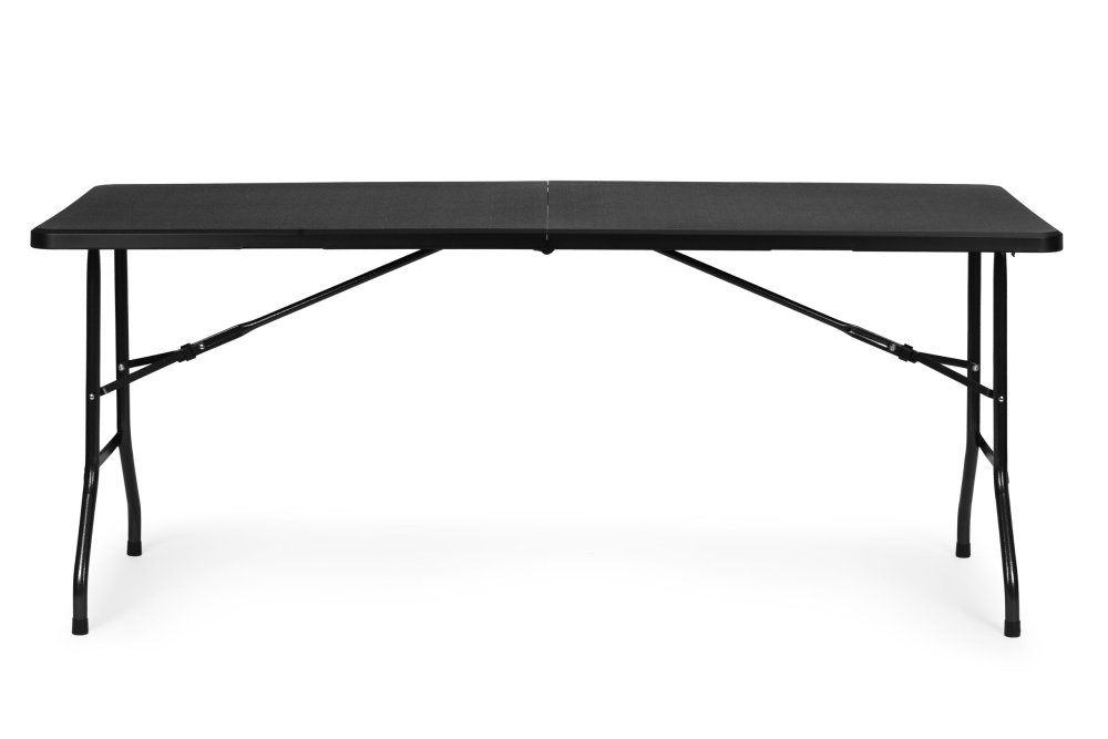 Saliekamais ēdināšanas galds 180 cm koferis MultiGarden, melns (0)