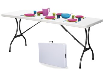 Saliekamais kēteringa galds MultiGarden 240x70 cm banketiem un pasākumiem