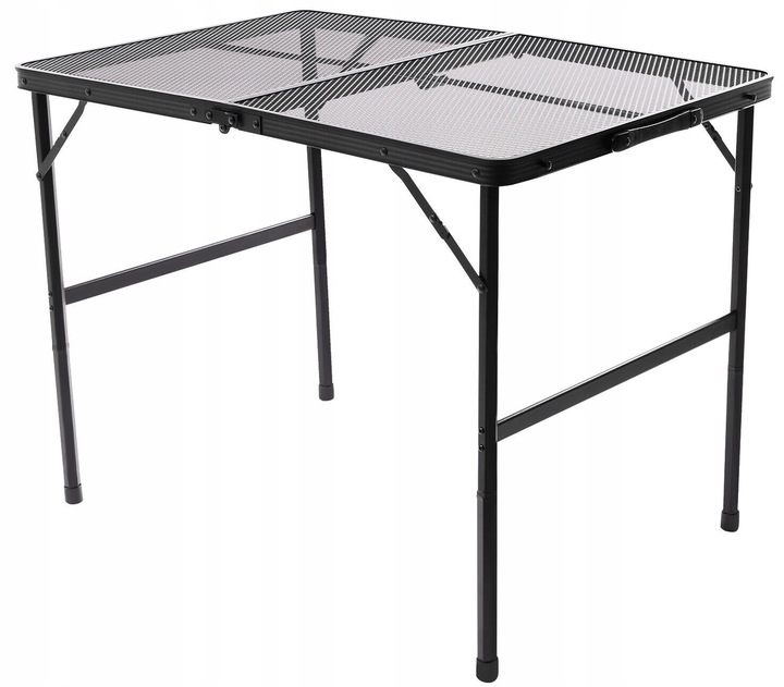 Saliekamais alumīnija pārgājienu galds, Melns | Folding Aluminium Travel Table (5)