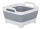 Silikona Salokāms Trauks Bļoda ar Aizbāzni 8L | Silicone Folding Bowl with Stopper