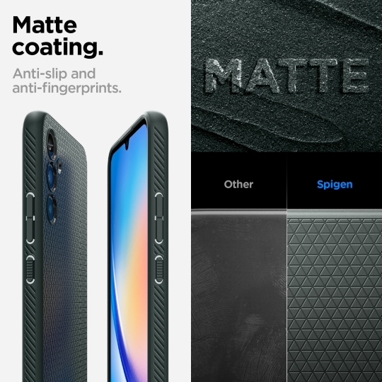 Samsung Galaxy A34 (SM-A346) Spigen Liquid Air TPU Case Cover, Green | Telefona Vāks Maks Apvalks Bampers (0)