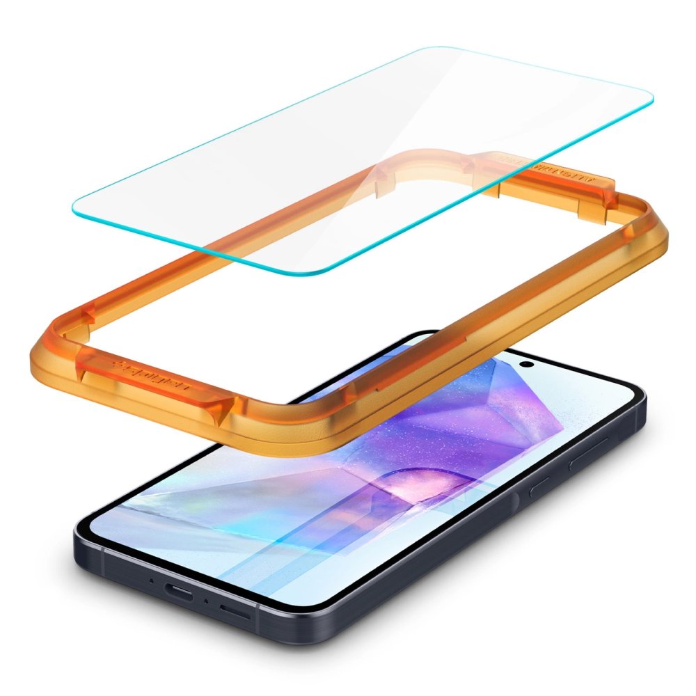 Samsung Galaxy A35 ( SM-A356E/DS ) / A55 ( SM-A556B/DS ) Spigen ALM GLAS.TR Tempered Glass 2-Pack | Ekrāna... (0)