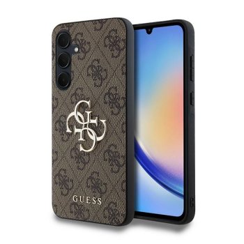 Guess 4G Big Metal Logo korpuss priekš Samsung Galaxy A35 - brūns | case for brown