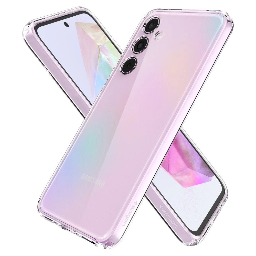 Samsung Galaxy A35 ( SM-A356E/DS ) Spigen Ultra Hybrid Case Cover, Crystal Clear | Telefona Vāciņš Maciņš Maks... (0)