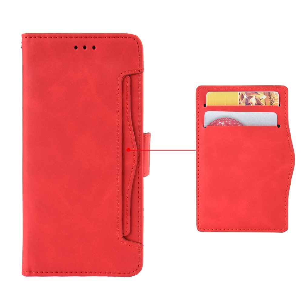 Samsung Galaxy A35 ( SM-A356E/DS ) Multiple Card Slots Design Wallet Stand Leather Book Case Cover, Red | Telefona... (2)