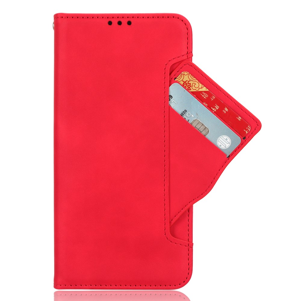 Samsung Galaxy A35 ( SM-A356E/DS ) Multiple Card Slots Design Wallet Stand Leather Book Case Cover, Red | Telefona... (3)