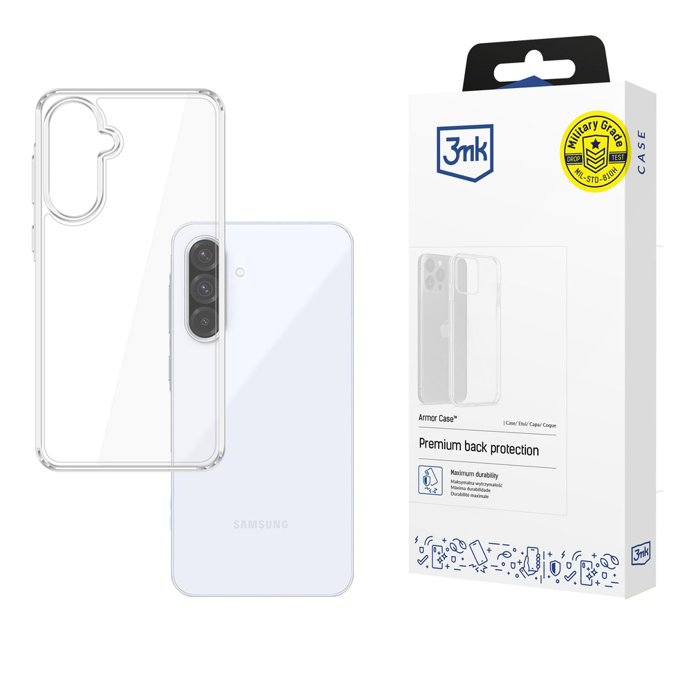 3mk Armor maciņš Samsung Galaxy A36 5G - Caurspīdīgs | Phone Case Cover Transparent