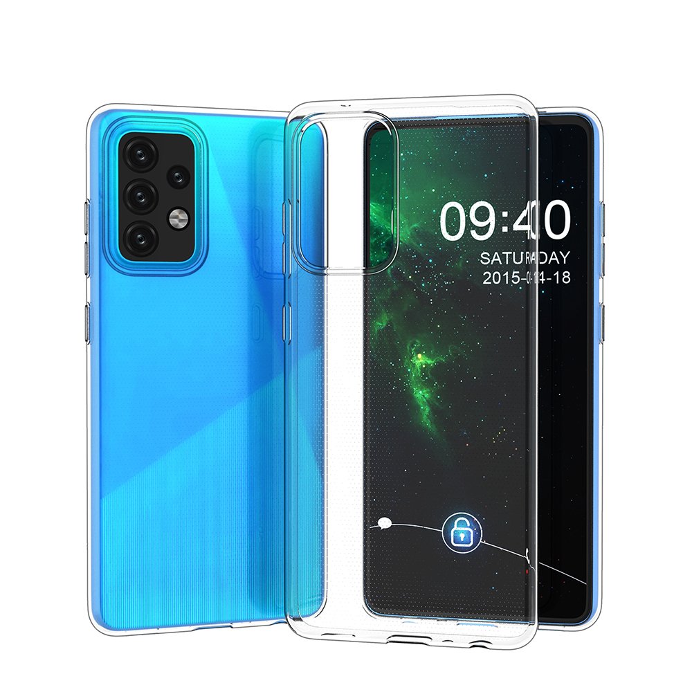Samsung Galaxy A52 (SM-A525F/DS) / A52s (SM-A528B) Ultraslim TPU Case Cover, Transparent | Caurspīdīgs Silikona... (3)
