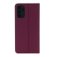 Samsung Galaxy A55 ( SM-A556B/DS ) Smart Soft Book Case Cover, Burgundy | Telefona Vāciņš Maciņš Apvalks...