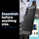 Samsung Galaxy A55 ( SM-A556B/DS ) Spigen Rugged Armor Case Cover, Black | Telefona Maciņš Vāks Apvalks Bampers