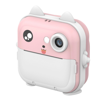 Wozinsky WDT-02 Bērnu Fotoaparāts Momentkamera ar Termoprinteri, Rozā | Children Instant HD Digital Print Camera