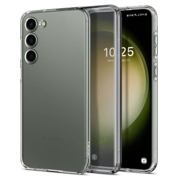Samsung Galaxy S23 (SM-S911) Spigen Liquid Crystal TPU Case Cover, Transparent | Telefona Maciņš Vāks Apvalks Bampers
