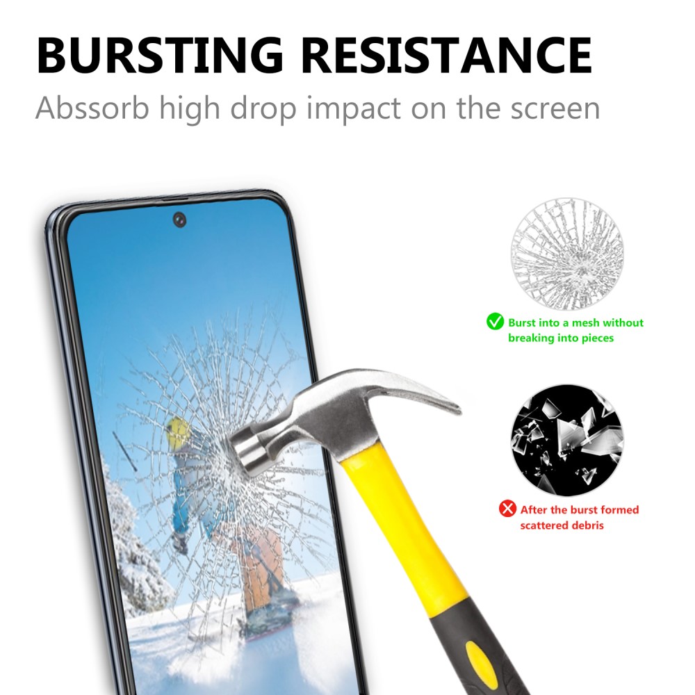 Samsung Galaxy A71 (SM-A715F) 5D Full Cover Tempered Glass Screen Protector | Aizsargstikls ekrānam pilna pārklājuma (5)