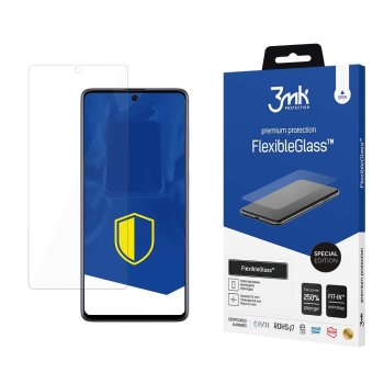 Samsung Galaxy A71 4G Pretmikrobu Hibrīda Lokāms Aizsargstikls uz Visu Ekrānu | 3MK Flexible Glass Tempered Screen...
