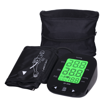 Huslog KF-65A Pārnēsājams Rokas Augšdelma Asinsspiediena Mērītājs Tonometrs | Portable Blood Pressure Meter Heart Rate Monitor