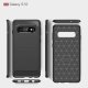 Samsung Galaxy S10 (G973F) Carbon Fiber TPU Case - Black | Telefona Maciņš Vāciņš Apvalks Bampers