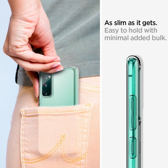 Samsung Galaxy S20 FE / S20 Lite Spigen Ultra Hybrid Case Cover, Crystal Clear | Telefona Vāciņš Maciņš Maks... (2)