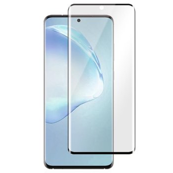Samsung Galaxy S20+ Plus (SM-G985F/DS) Aizsargstikls 5D, melns pilna pārklājuma | Tempered Glass Screen Protector...