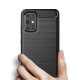 Samsung Galaxy S20+ Plus Carbon Fiber Brushed TPU Gel Case Bumper Cover, black - vāks bamperis