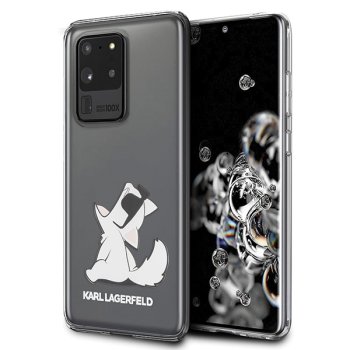 Samsung Galaxy S20 Ultra (SM-G988F) Karl Lagerfeld Choupette Fun Case Cover (Klhcs69cfnrc), Transparent | Telefona...
