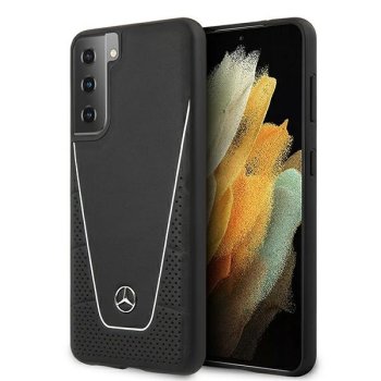 Samsung Galaxy S21 (SM-G991) Mercedes Dynamic Line Case Cover, Black | Telefona Maciņš Vāks Apvalks Bampers