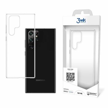 Samsung Galaxy S22 Ultra 5G (SM-S908) 3MK Armor Case Cover, Transparent | Telefona Maciņš Vāks Apvalks Bampers