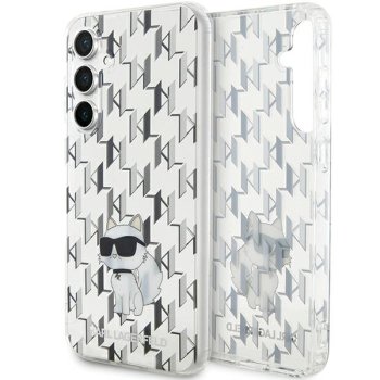 Samsung Galaxy S23 FE (SM-S711B/DS) Karl Lagerfeld Monogram Choupette Case Cover, Transparent | Telefona Maciņš Vāks...