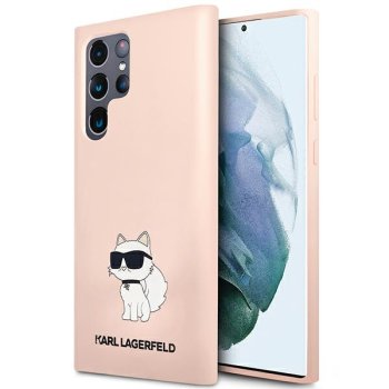 Samsung Galaxy S23 Ultra (SM-S918) Karl Lagerfeld Silicone Choupette Case Cover (KLHCS23LSNCHBCP), Pink | Telefona...