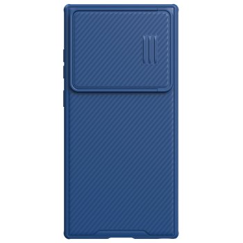 Samsung Galaxy S23 Ultra (SM-S918) Nillkin CamShield S Case Cover with Camera Protection Shield, Blue | Telefona...