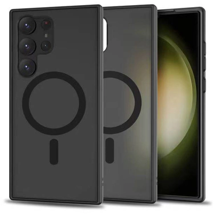 Samsung Galaxy S23 Ultra (SM-S918) Tech-Protect MagMat MagSafe Case Cover, Matte Black | Telefona Vāciņš Maciņš...