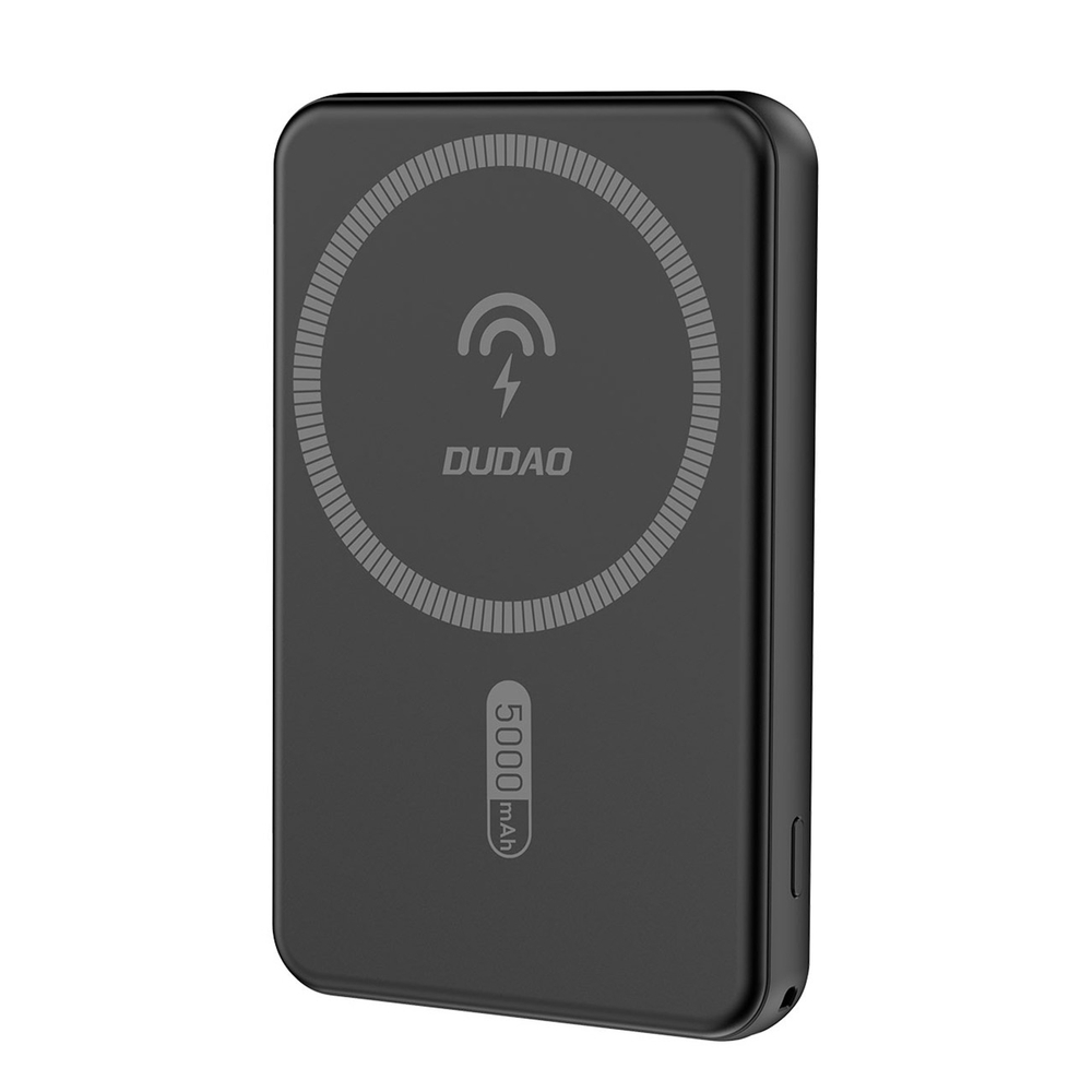 Dudao K14S USB-C / MagSafe bezvadu jaudas banka 20W 5000mAh - melna | Wireless Powerbank Black