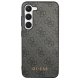 Samsung Galaxy S23 (SM-S911) Guess 4G Metal Gold Logo Case Cover (GUHCS23SG4GFGR), Grey | Telefona Maciņš Vāks...