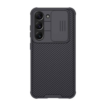 Samsung Galaxy S23 (SM-S911) Nillkin CamShield Pro Case Cover with Camera Protection Shield, Black | Telefona Vāciņš...