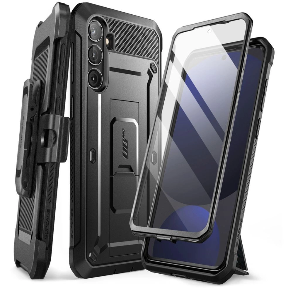 Supcase Unicorn Beetle Pro telefona vāciņš priekš Samsung Galaxy S24 FE - melns | case for black