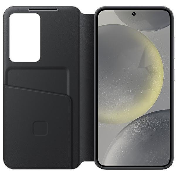 Samsung Galaxy S24 (SM-S921) Smart Clear View Cover with Display, Black (EF-ZS921CBEGWW) | Oriģināls Telefona... (1)