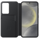 Samsung Galaxy S24 (SM-S921) Smart Clear View Cover with Display, Black (EF-ZS921CBEGWW) | Oriģināls Telefona...