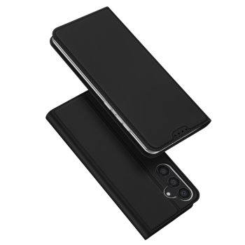 Samsung Galaxy S24 (SM-S921) DUX DUCIS Magnetic Book Case Cover, Black | Telefona Vāciņš Maciņš Apvalks Grāmatiņa
